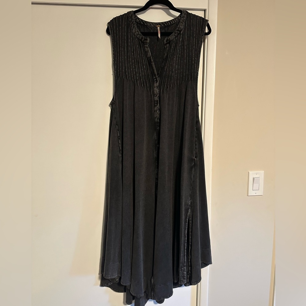 Free people pin-tucked knit midi dress - Picture 5 of 10